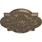 Ekena Millwork Bonetti Ceiling Medallion (Fits Canopies up to 5 1/8"), Hand-Painted Warm Silver, 20"OD x 1 3/4"P CM20BOWSS - alternate 3